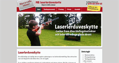 Desktop Screenshot of laserlerduveskytte.com